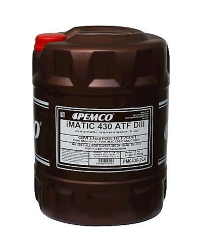 Sintetik transmissiya yağı Pemco iMATIC 430 Dexron III, 20 L