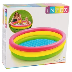 Надувной бассейн Intex H57225588422NP, 147x33 см, 299 л, разноцветный