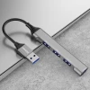 USB HUB DUDAO A16B 4-in-1 Grey USB HUB DUDAO A16B 4-in-1 Grey