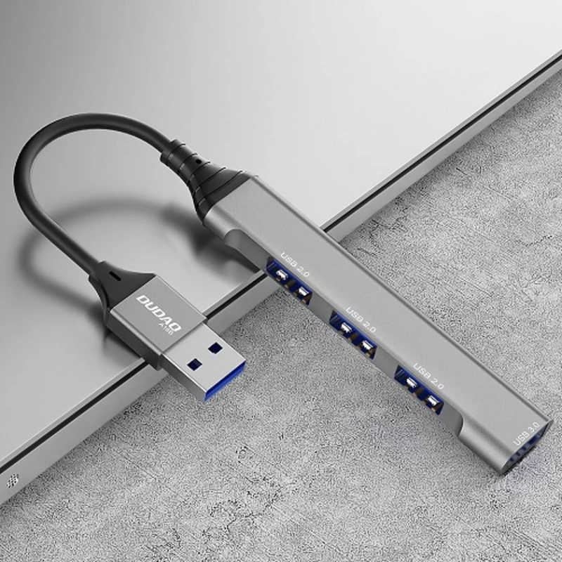 USB HUB DUDAO A16B 4-in-1 Grey USB HUB DUDAO A16B 4-in-1 Grey