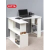 Компьютерный стол Letta ЛДСП, белый, 62х40х110 см Компьютерный стол Letta ЛДСП, белый, 62х40х110 см