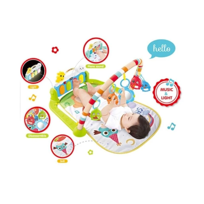 Musiqili oyun döşəkcəsi 997-52B, rəngbərəng Musiqili oyun döşəkcəsi 997-52B, rəngbərəng