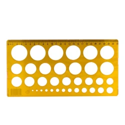 Xətkeş ARK 1/36 085, sarı, 25 sm