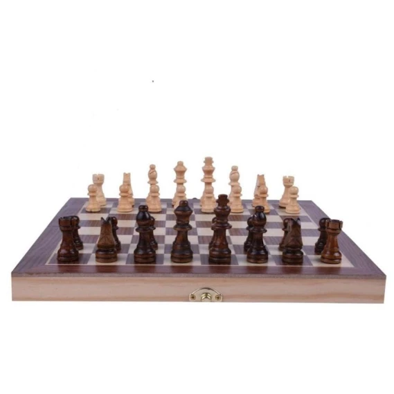 Şahmat Santolee 289613 taxta, maqnitli, 30x30 sm Şahmat Santolee 289613 taxta, maqnitli, 30x30 sm