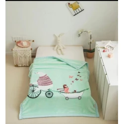 Плед для колыбели Maison Dor UB26, 100х130 см, бамбук, светло-зеленый Плед для колыбели Maison Dor UB26, 100х130 см, бамбук, светло-зеленый