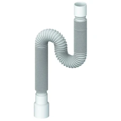 Гибкая труба Unicorn D150 для сифона, белый