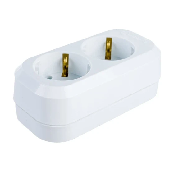 Колодка Makel MGP111, 2-розеточный Колодка Makel MGP111, 2-розеточный