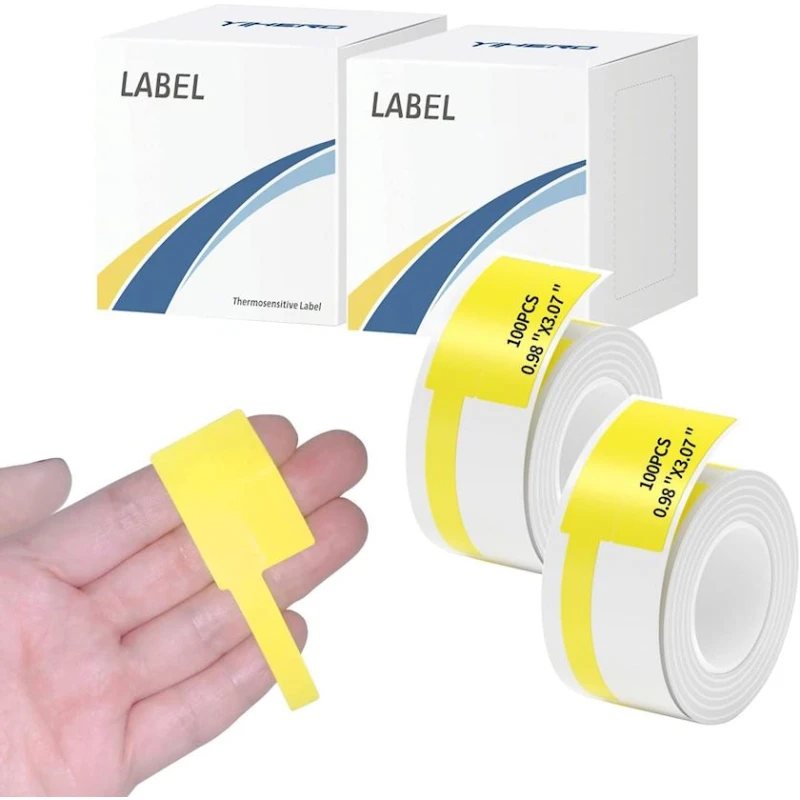 Этикет-лента для кабеля Niimbot B1 25x38+40мм, 1 рулон, прямоугольный, желтый Этикет-лента для кабеля Niimbot B1 25x38+40мм, 1 рулон, прямоугольный, желтый