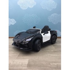 Uşaq elektrik avtomobili 602, qara/ağ