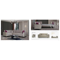 Угловой диван Stil Mebel Mirvari, 270/180x80x78 см, бежевый Угловой диван Stil Mebel Mirvari, 270/180x80x78 см, бежевый