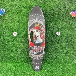 Пенни борд ST00050, пластик, черный Пенни борд ST00050, пластик, черный