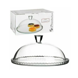 Тортовница Pasabahce Patisserie с крышкой, 32x32x15 см, стекло, прозрачный Тортовница Pasabahce Patisserie с крышкой, 32x32x15 см, стекло, прозрачный
