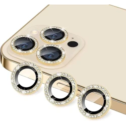 Qoruyucu şüşə Apple iPhone 14 Pro kamerası üçün Crystal Gold