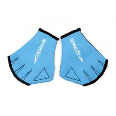 Akvafitnes üçün əlcəklər Speedo Aqua Glove S Qara/Göy