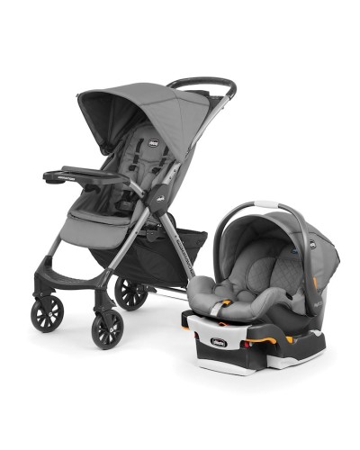 Uşaq arabası Chicco Mini Bravo Plus Slate, qara/boz