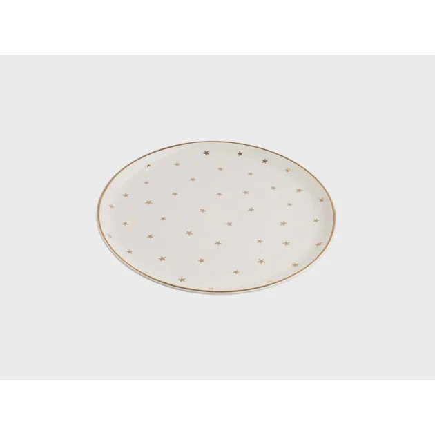 Boşqab Porland Forest, farfor, ağ, 20 sm