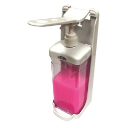 Дозатор для жидкого мыла DSS130 1000 мл, белый/прозрачный, пластик (TM.27656)