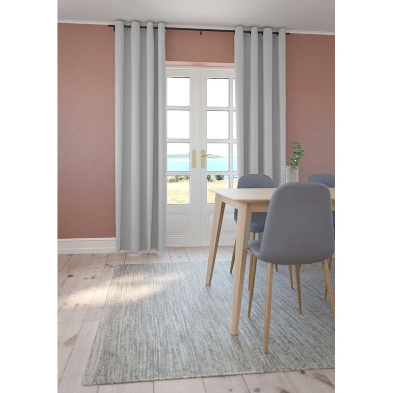 Занавес JYSK Cisteren 1x140x300 см, светло-серый Занавес JYSK Cisteren 1x140x300 см, светло-серый