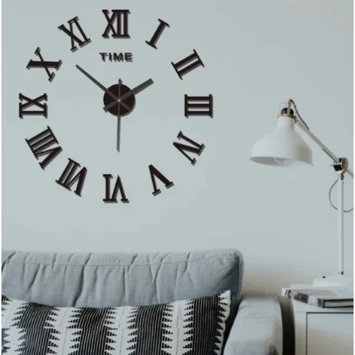 Divar Saatı Diy Clock Silver ZH019-3 Divar Saatı Diy Clock Silver ZH019-3