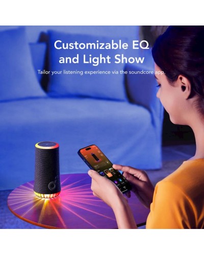 Portativ dinamik Anker Soundcore Glow Bluetooth Speaker Black (A3166011)