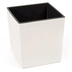 Горшок Lamela Juka 25x25 см, пластик, бежевый