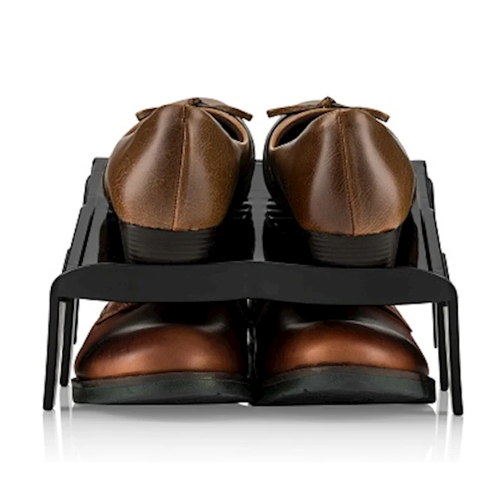 Органайзер для обуви Dunya Plastik NH-08807, черный, пластик Органайзер для обуви Dunya Plastik NH-08807, черный, пластик