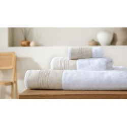 Полотенце банное Yataş Korin, 90х150 см, хлопок, белое