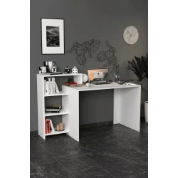 Письменный стол 12551118, ЛДСП, белый, 122x92x45 см Письменный стол 12551118, ЛДСП, белый, 122x92x45 см