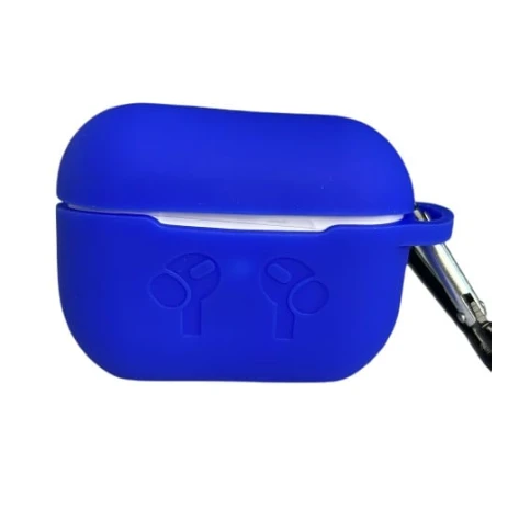 Чехол для Airpods Pro, силиконовый, синий Alo Aks