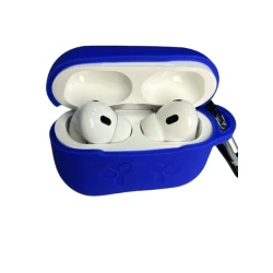 Чехол для Airpods Pro, силиконовый, синий Alo Aks