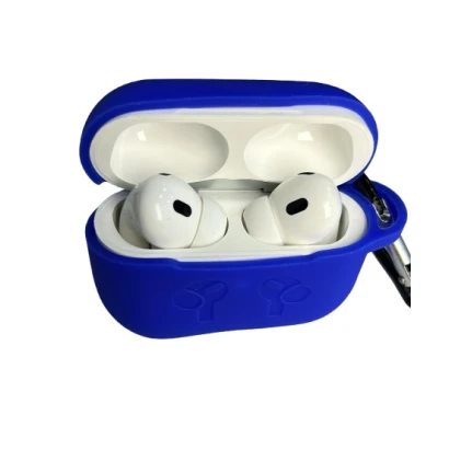 Чехол для Airpods Pro, силиконовый, синий Alo Aks