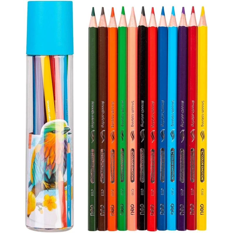 Karandaş dəsti Deli Color Emotion C112-12, 12 əd