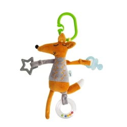 Детский мобиль Babyjem Лиса, текстиль/пластик, серый Детский мобиль Babyjem Лиса, текстиль/пластик, серый