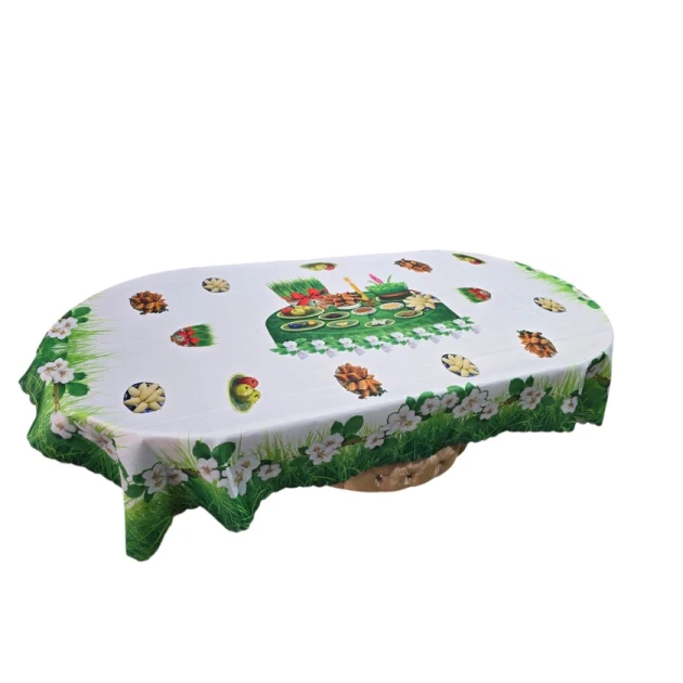 Скатерть Novruz SHA-00006124, прямоугольная, лён, разноцветная, 150x220 см Скатерть Novruz SHA-00006124, прямоугольная, лён, разноцветная, 150x220 см