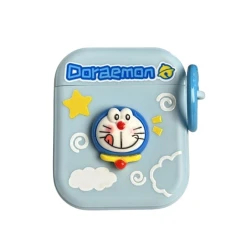 Qulaqlıq üçün çexol Apple Airpods 2 Doraemon