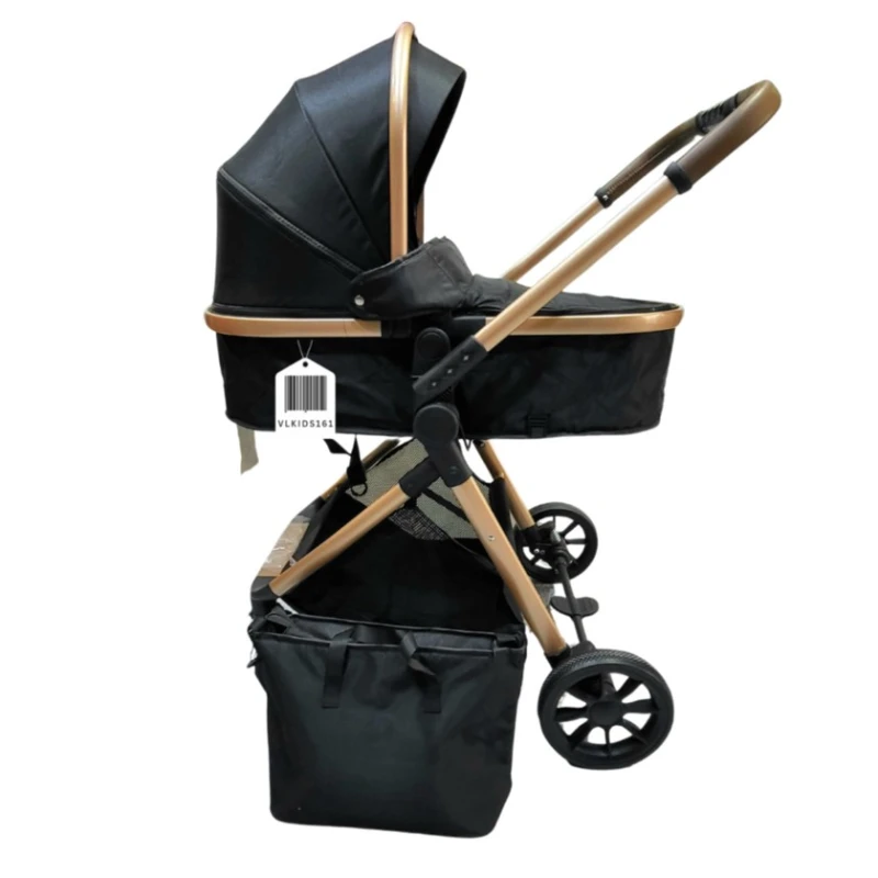 Детская коляска Kidilo VL-KIDS-161, черная