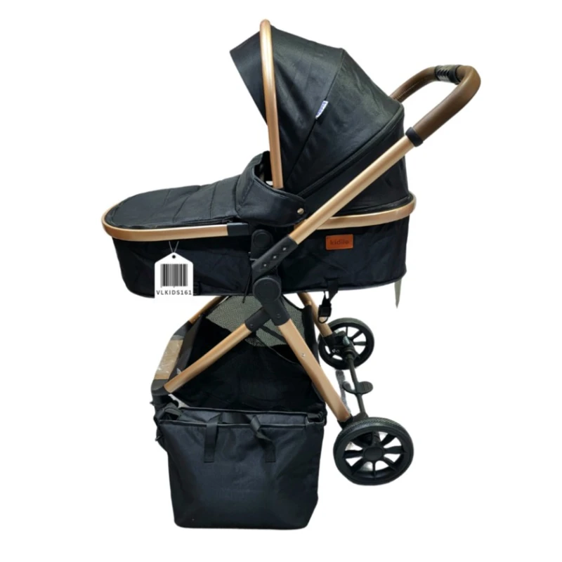 Детская коляска Kidilo VL-KIDS-161, черная