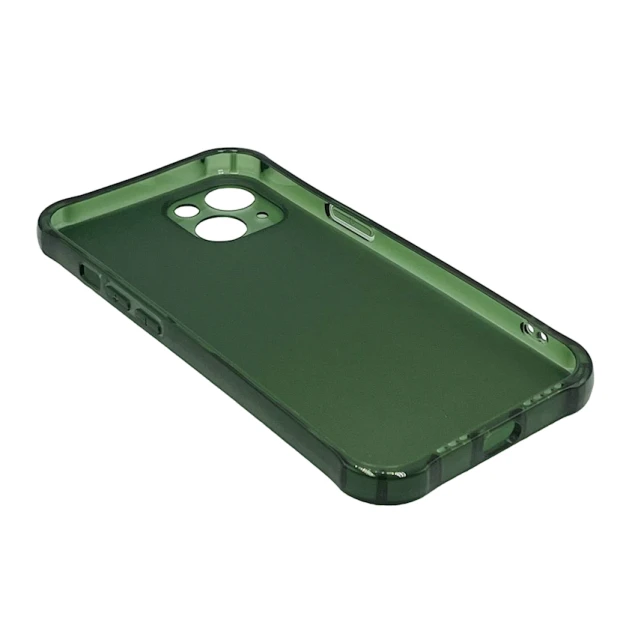 Çexol SS598 Apple iPhone 13 üçün Transparent/Green