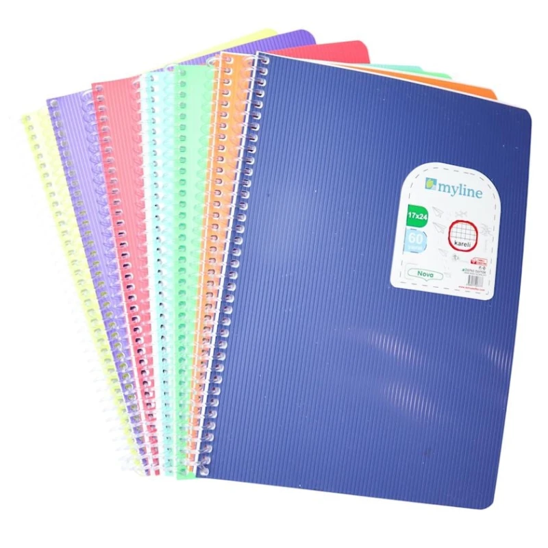 Spirallı dəftər Nova, B5, 60 vərəq, məhsul çeşiddə Spirallı dəftər Nova, B5, 60 vərəq, məhsul çeşiddə