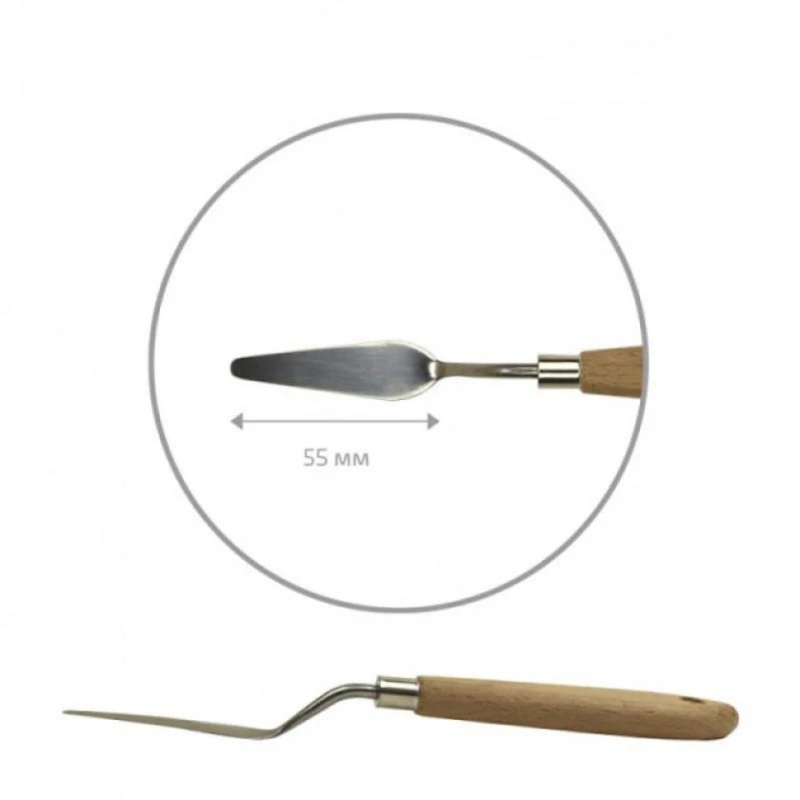 Мастихин Rosa Studio 11904, нержавеющая сталь/дерево, капля, 5.5 см Мастихин Rosa Studio 11904, нержавеющая сталь/дерево, капля, 5.5 см