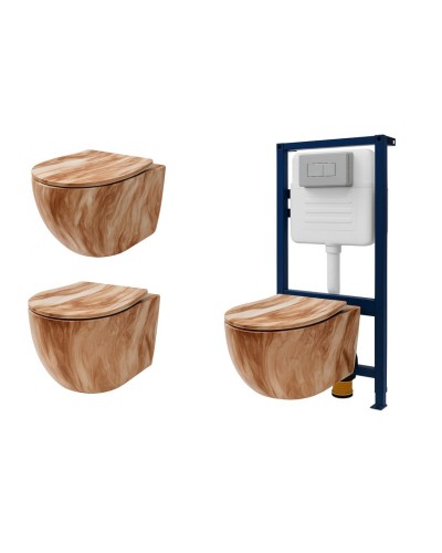 Unitaz komplekt Caesar Asma 1190 N / İnstalyasiya Dəsti