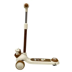 Детский самокат JJR Dino N900_white, белый/коричневый Детский самокат JJR Dino N900_white, белый/коричневый