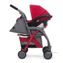 Gəzinti üçün uşaq arabası Chicco Simplicity Plus Top Stroller Scarlet, 81x50x102 sm