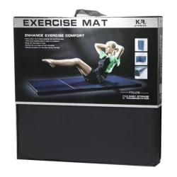 Мат для фитнеса WS0680, черный, 180x60x2.5 см