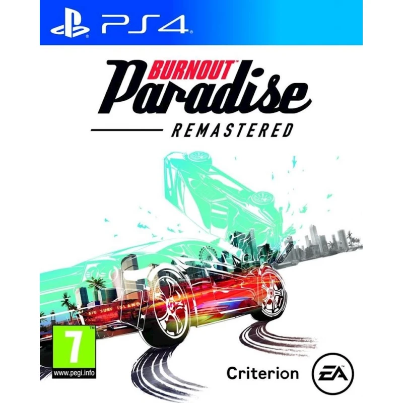 Игра Burnout Paradise Remastered PS4 English (5035228122741)