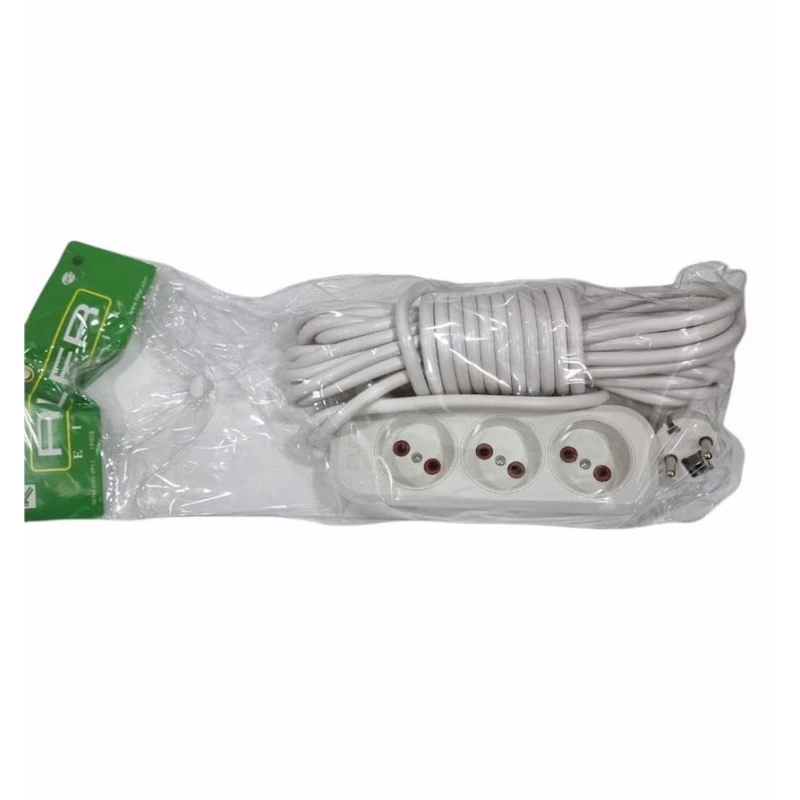 Uzatma kabeli RLFR RLFM10M 10 m, 3-rozetkalı Uzatma kabeli RLFR RLFM10M 10 m, 3-rozetkalı