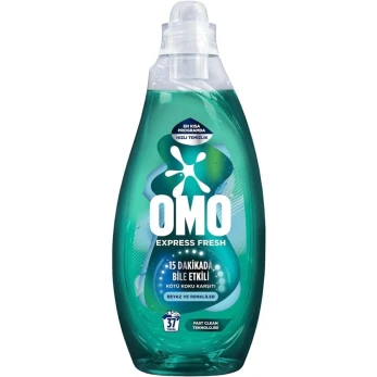Жидкость для стирки Omo Express Fresh Anti-Smell, для белого и цветного белья, автомат, 1.480 л, 37 стирок Жидкость для стирки Omo Express Fresh Anti-Smell, для белого и цветного белья, автомат, 1.480 л, 37 стирок