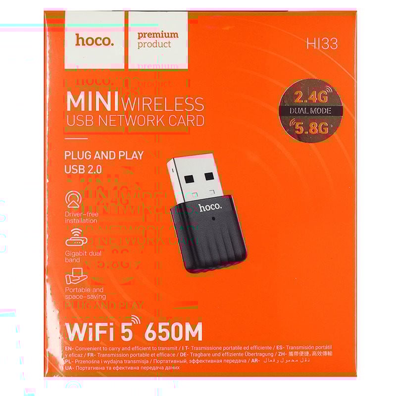 USB-адаптер HOCO HI33 USB-адаптер HOCO HI33