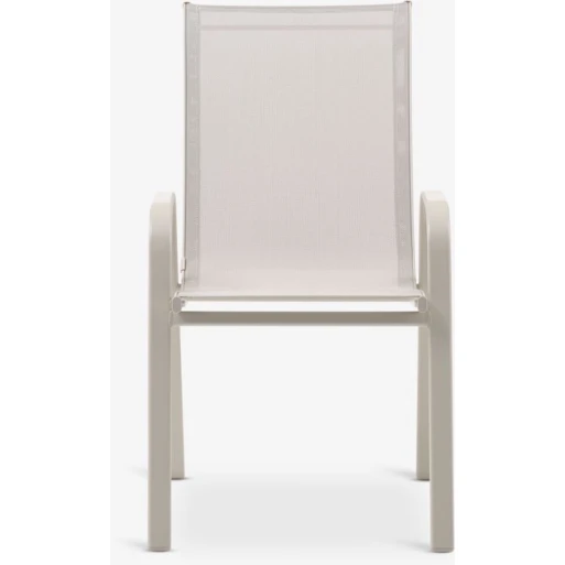 Кресло садовое Jysk Leknes, сталь/ткань, бежевое, 54x94x73 см Кресло садовое Jysk Leknes, сталь/ткань, бежевое, 54x94x73 см