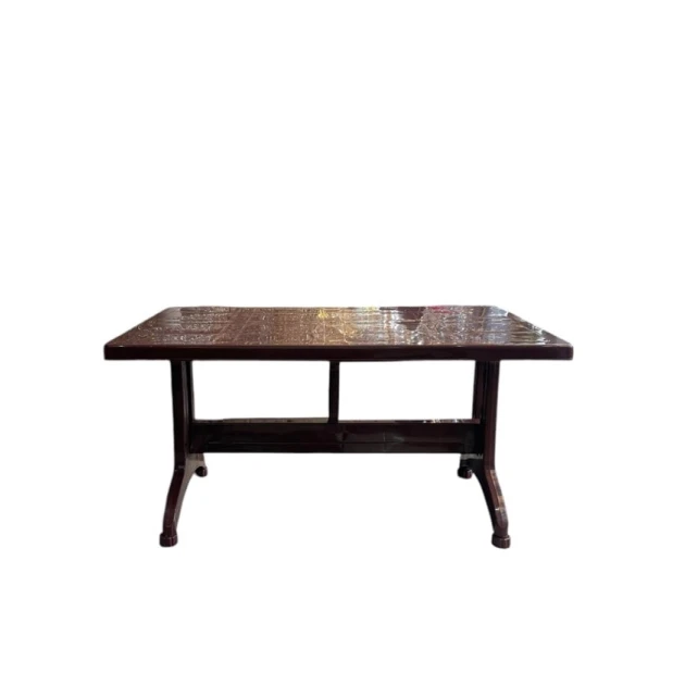 Bağ masası Kapitashi MBL-1020-1, plastik, qəhvəyi, 140x80 sm